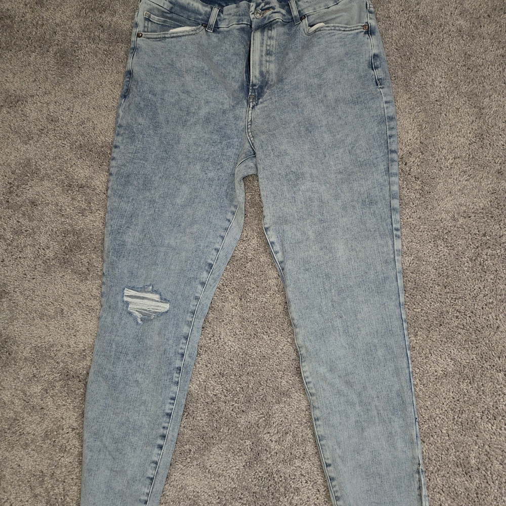 Express Light Blue Skinny Jeans